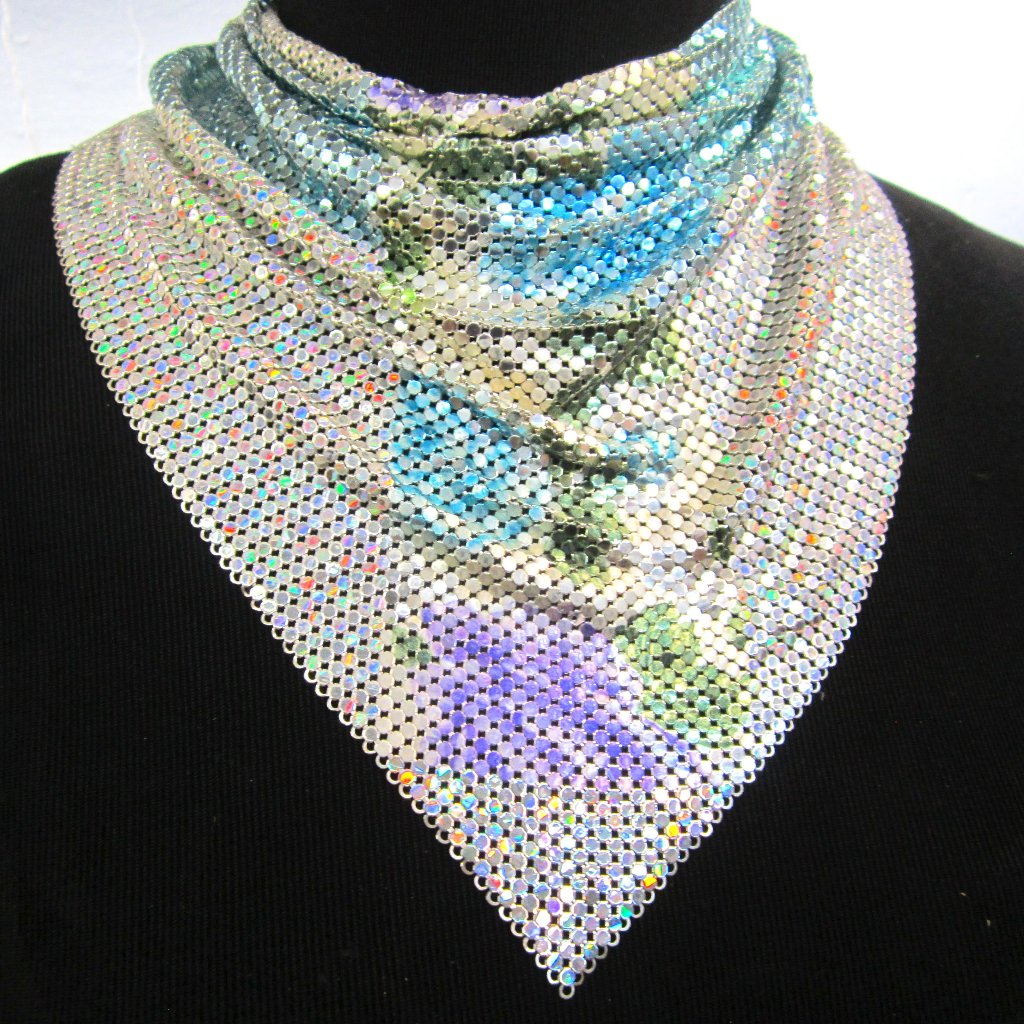 Ferrara Whiting And Davis Floral Mesh Cowl